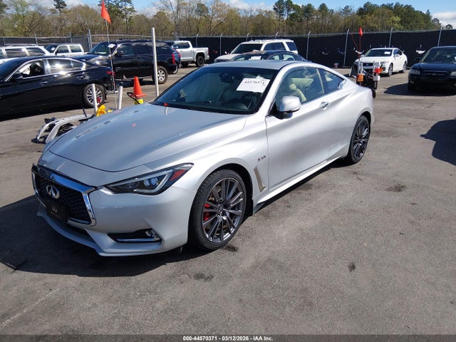 44570371 :رقم المزاد ، JN1FV7EL8HM701397 vin ، 2017 Infiniti Q60 3.0t Red Sport 400 مزاد بيع