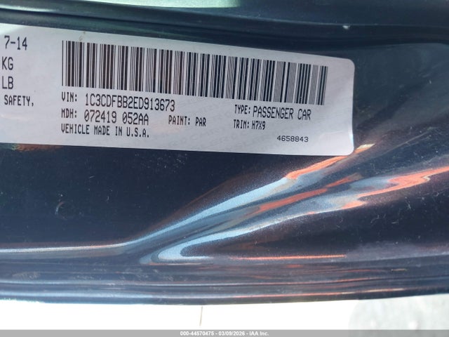 Продажа на аукционе авто 2014 Dodge Dart Sxt, vin: 1C3CDFBB2ED913673, номер лота: 44570475
