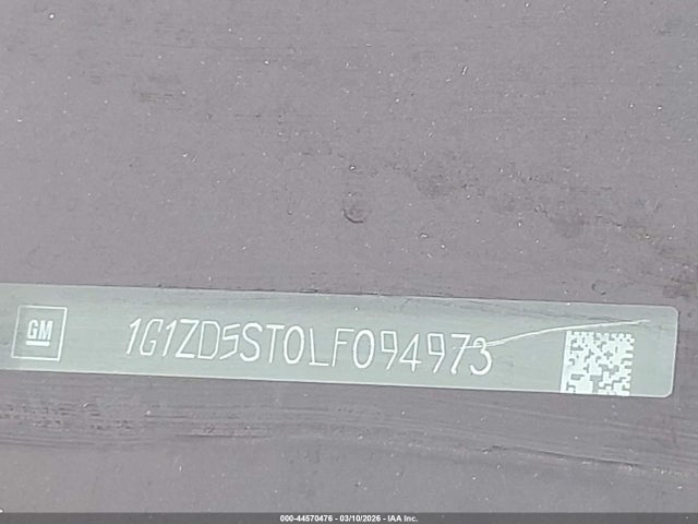 44570476 :رقم المزاد ، 1G1ZD5ST0LF094973 vin ، 2020 Chevrolet Malibu Fwd Lt مزاد بيع