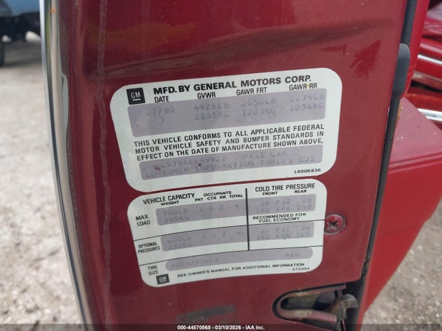 1980 CADILLAC ELDORADO 6L579AE649922 Photo 8