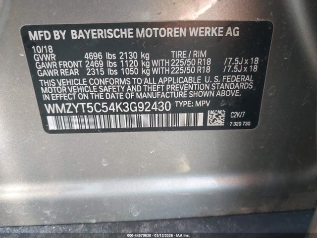2019 MINI COUNTRYMAN WMZYT5C54K3G92430 Photo 8