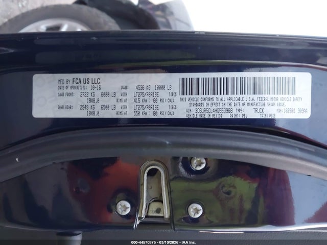 2017 RAM 2500 3C6UR5CL4HG553968 Photo 8