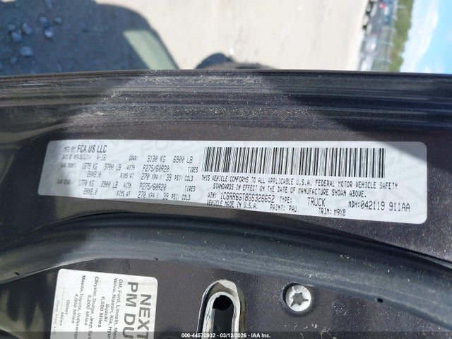 Продаж на аукціоні авто 2016 Ram 1500 Big Horn, vin: 1C6RR6GT8GS326652, номер лоту: 44570902