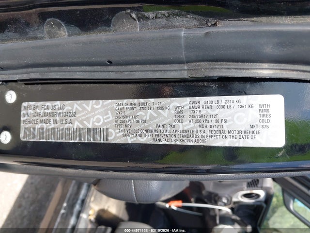 Aukcja sprzedaży 2024 Jeep Wrangler 2-door Sport 4x4, vin: 1C4PJXAN8RW134232, numer aukcji: 44571128