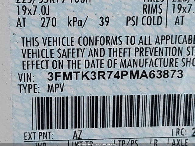 2023 FORD MUSTANG MACH-E 3FMTK3R74PMA63873 Photo 8