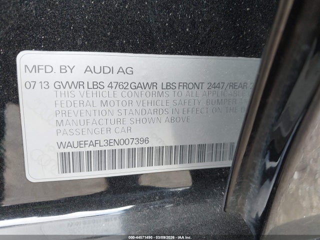 2014 AUDI A4 WAUEFAFL3EN007396 Photo 8