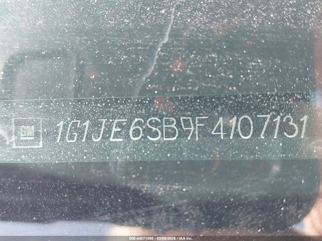 1G1JE6SB9F4107131 Chevrolet Sonic Ltz Auto