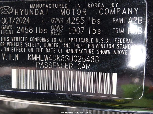 2025 HYUNDAI ELANTRA N KMHLW4DK3SU025433 Photo 8