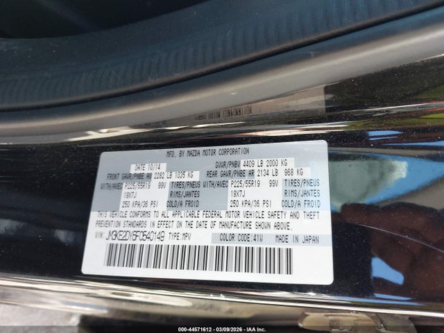 Aukcja sprzedaży 2015 Mazda Cx-5 Grand Touring, vin: JM3KE2DY6F0540149, numer aukcji: 44571612