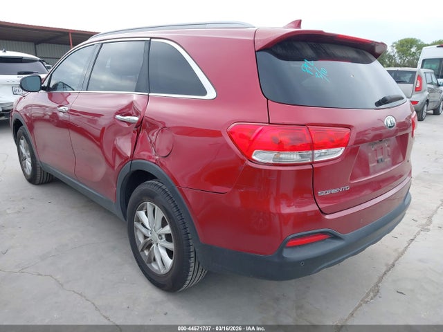 44571707 :رقم المزاد ، 5XYPG4A38GG168225 vin ، 2016 Kia Sorento 2.4l Lx مزاد بيع