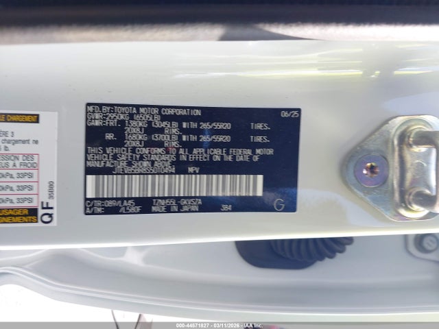 JTEVB5BR8S5010494 Toyota 4runner Hybrid Limited