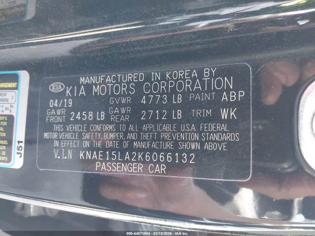 2019 KIA STINGER KNAE15LA2K6066132 Photo 8