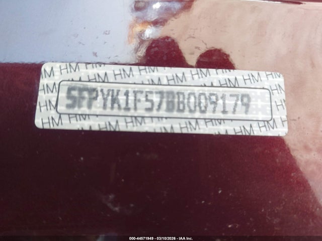 2011 HONDA RIDGELINE 5FPYK1F57BB009179 Photo 8
