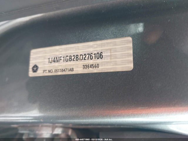 2011 JEEP PATRIOT 1J4NF1GB2BD276106 Photo 8