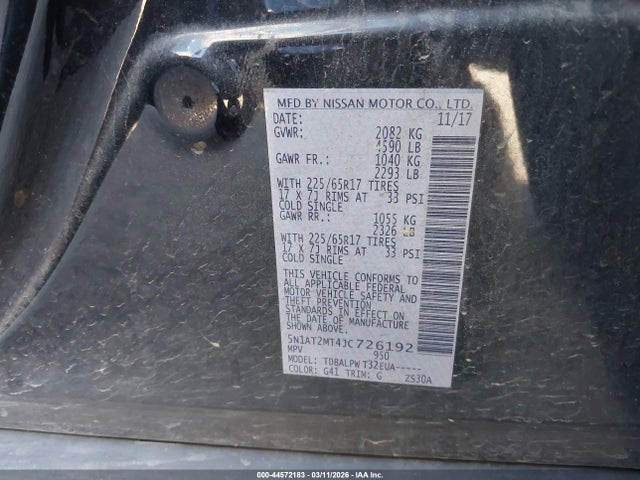 Nissan ROGUE S 2018 5N1AT2MT4JC726192 Image 9