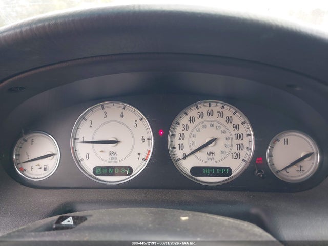 1999 Chrysler Lhs მანქანა იყიდება აუქციონზე, vin: 2C3HC56G3XH739739, აუქციონის ნომერი: 44572193