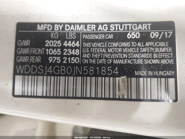 2018 MERCEDES-BENZ CLA 250 WDDSJ4GB0JN581854 Photo 8