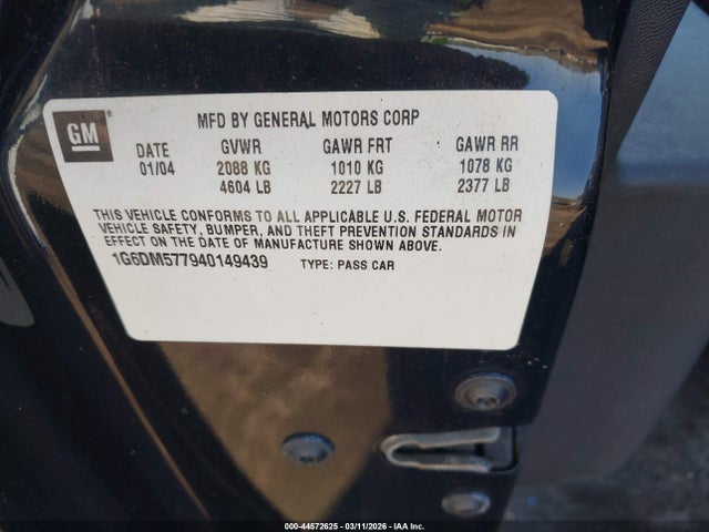 2004 CADILLAC CTS 1G6DM577940149439 Photo 8