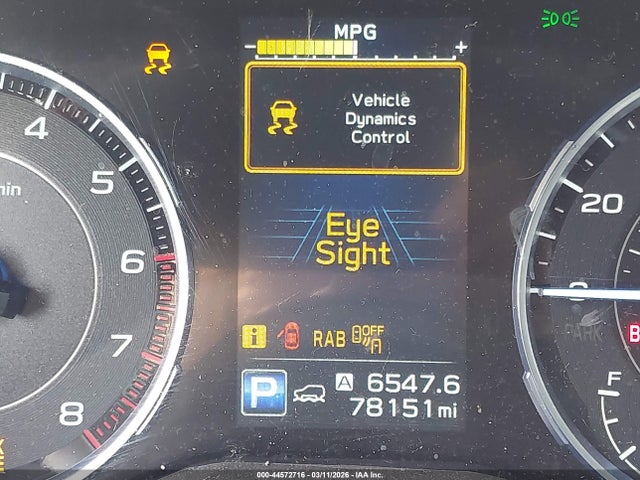 44572716 :رقم المزاد ، 4S4WMARD4M3430110 vin ، 2021 Subaru Ascent Touring مزاد بيع