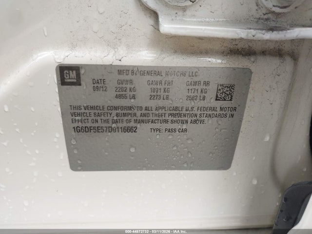 2013 CADILLAC CTS 1G6DF5E57D0116662 Photo 8