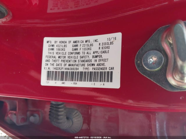 1HGCR2F14HA086094 Honda Accord Sport Se
