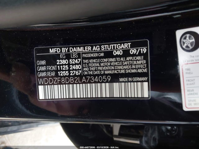 WDDZF8DB2LA734059 Mercedes-Benz E 350