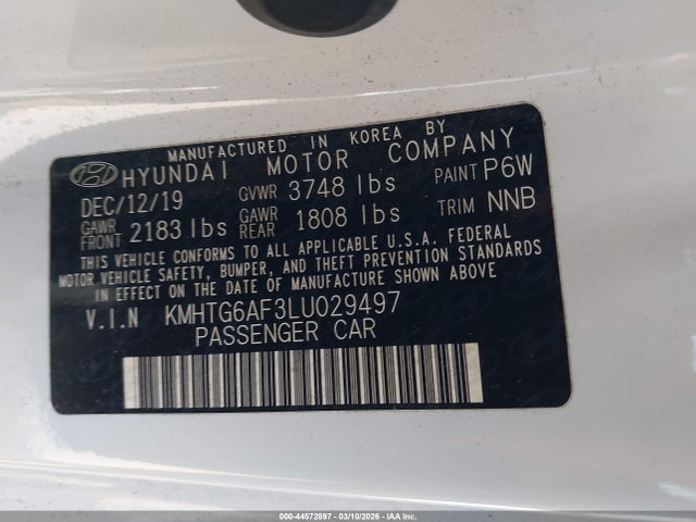 2020 HYUNDAI VELOSTER KMHTG6AF3LU029497 Photo 8