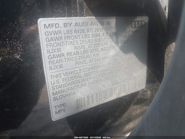 2019 AUDI Q7 WA1AHAF78KD015939 Photo 8
