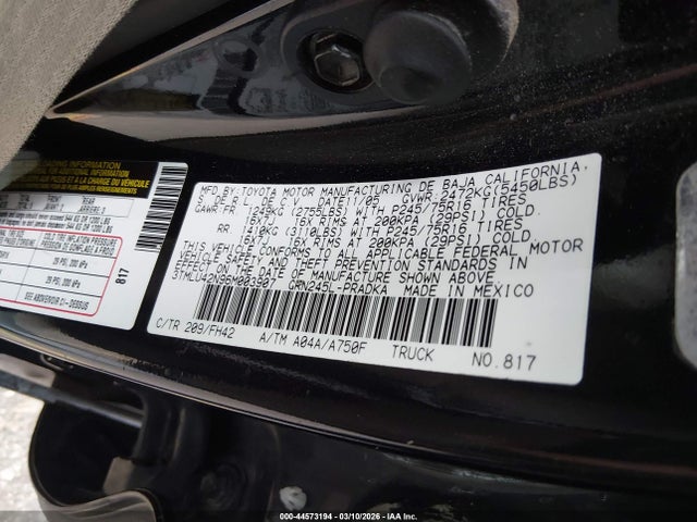 2006 TOYOTA TACOMA 3TMLU42N96M003907 Photo 8