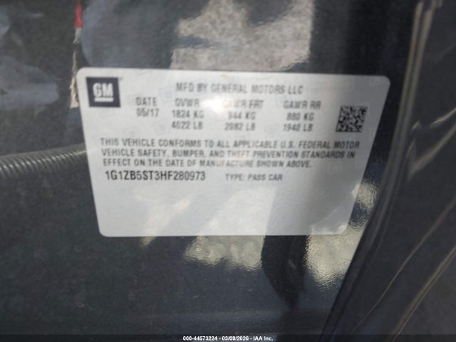 1G1ZB5ST3HF280973 Chevrolet MALIBU LS