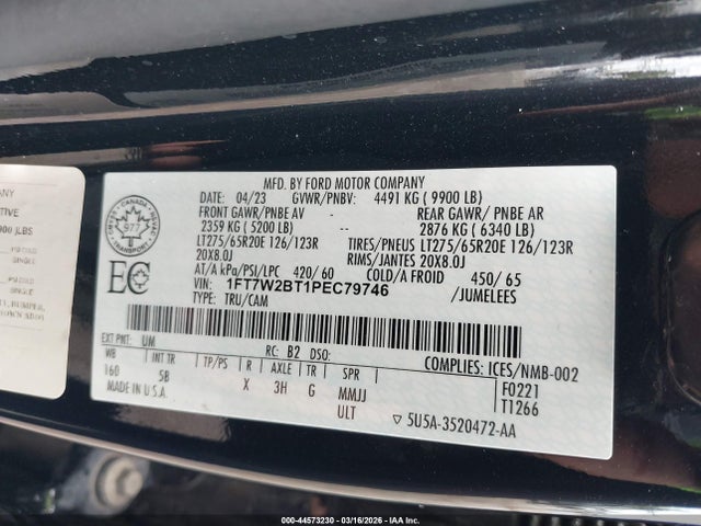 2023 FORD F-250 1FT7W2BT1PEC79746 Photo 8