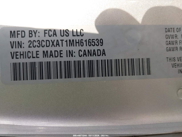 2021 DODGE CHARGER 2C3CDXAT1MH616539 Photo 8