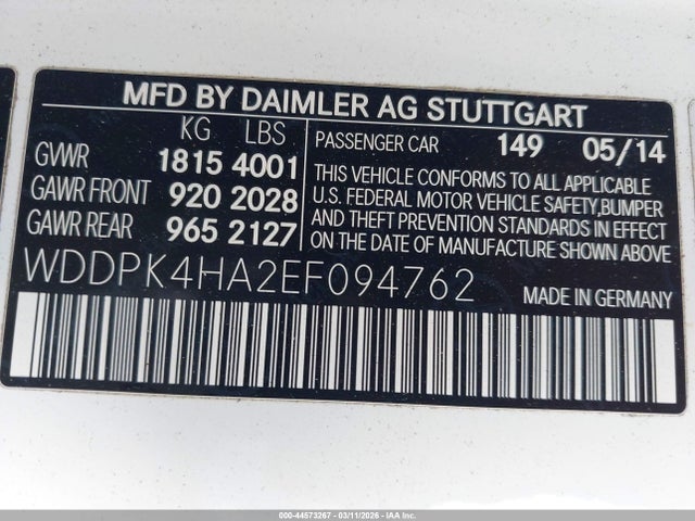 2014 MERCEDES-BENZ SLK 250 WDDPK4HA2EF094762 Photo 8