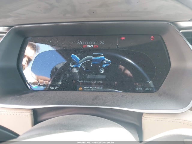 Продаж на аукціоні авто 2016 Tesla Model X 75d/p100d/p90d, vin: 5YJXCBE4XGF006994, номер лоту: 44573292