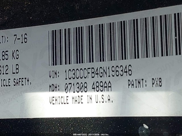 Chrysler 200 Touring 2016 1C3CCCFB4GN196346 Image 9