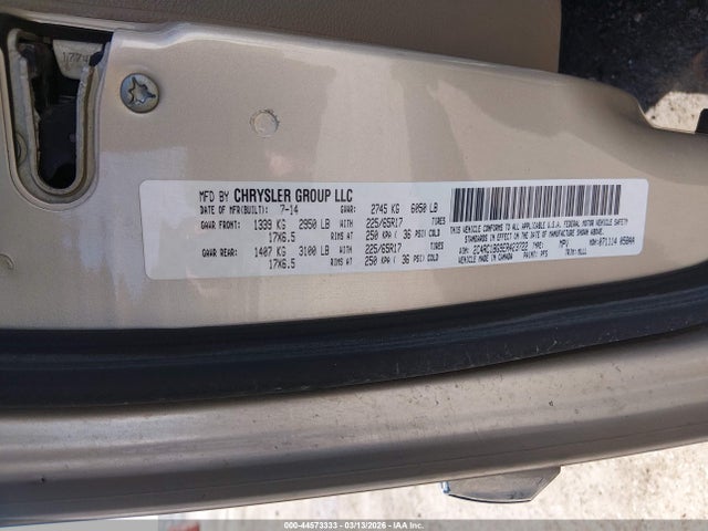 2014 CHRYSLER TOWN & COUNTRY 2C4RC1BG9ER423722 Photo 8