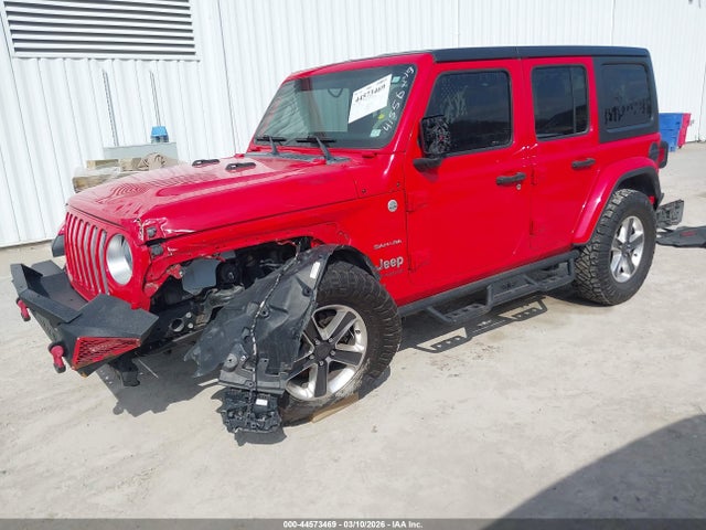 44573469 :رقم المزاد ، 1C4HJXEN2KW514803 vin ، 2019 Jeep Wrangler Unlimited Sahara 4x4 مزاد بيع
