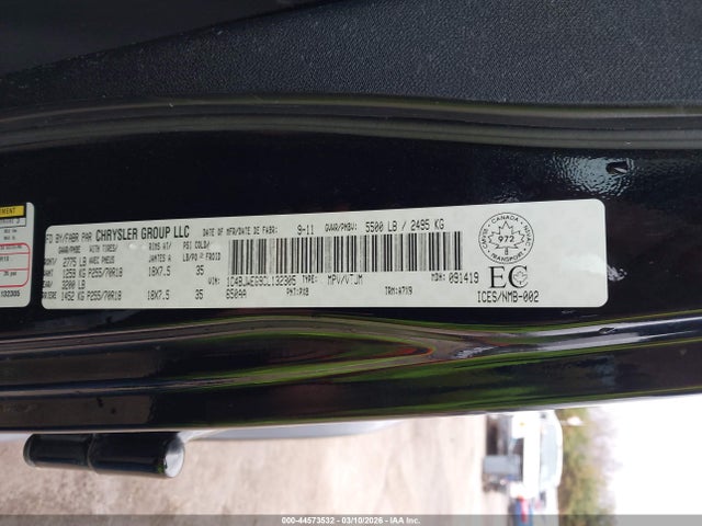 44573532 :رقم المزاد ، 1C4BJWEG9CL132305 vin ، 2012 Jeep Wrangler Unlimited Sahara مزاد بيع