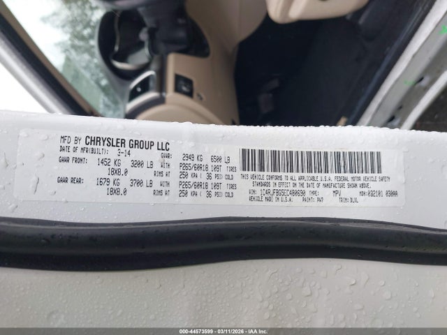 2014 JEEP GRAND CHEROKEE 1C4RJFBG5EC480690 Photo 8