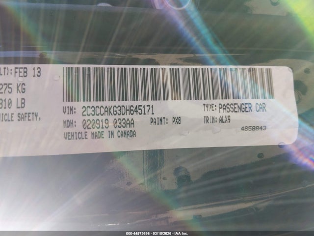 2013 CHRYSLER 300C 2C3CCAKG3DH645171 Photo 8