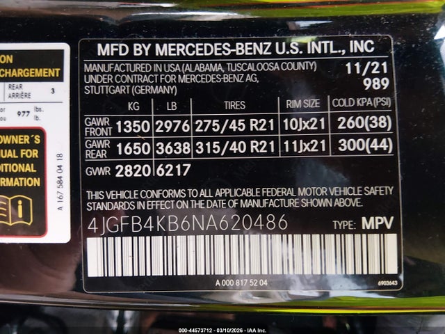 2022 MERCEDES-BENZ GLE 350 4JGFB4KB6NA620486 Photo 8