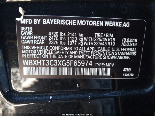 2016 BMW X1 WBXHT3C3XG5F65974 Photo 8