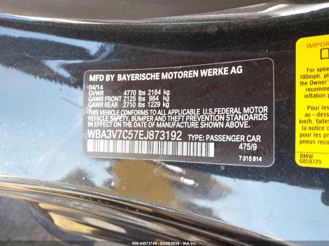 BMW 428i 2014 WBA3V7C57EJ873192 Image 9