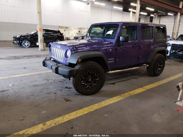 44573751 :رقم المزاد ، 1C4BJWDG3HL598479 vin ، 2017 Jeep Wrangler Unlimited Sport 4x4 مزاد بيع