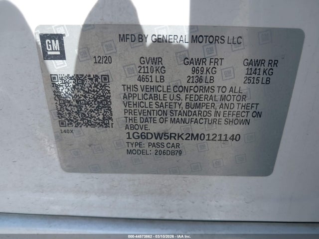 2021 CADILLAC CT5 1G6DW5RK2M0121140 Photo 8