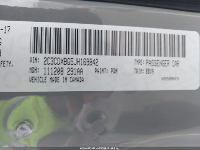 2018 DODGE CHARGER 2C3CDXBG5JH169842 Photo 8