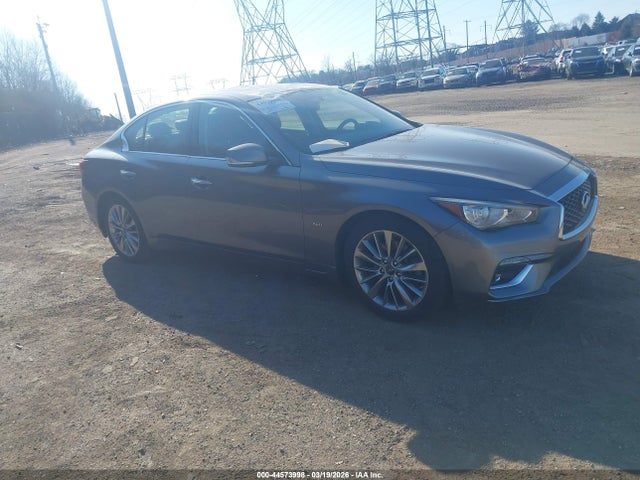Auction sale of the 2019 Infiniti Q50 3.0t Luxe, vin: JN1EV7AR6KM550184, lot number: 44573998