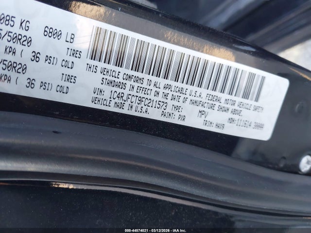 2015 JEEP GRAND CHEROKEE 1C4RJFCT9FC211573 Photo 8