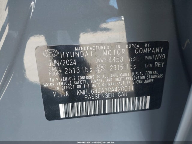 2024 HYUNDAI SONATA KMHL64JA3RA420011 Photo 8