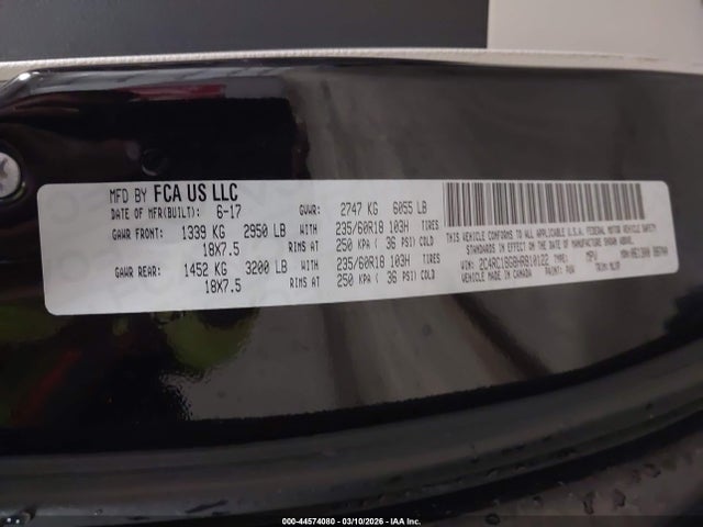 2017 CHRYSLER PACIFICA 2C4RC1BG8HR810122 Photo 8